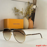 Front view of Louis Vuitton unisex sunglasses