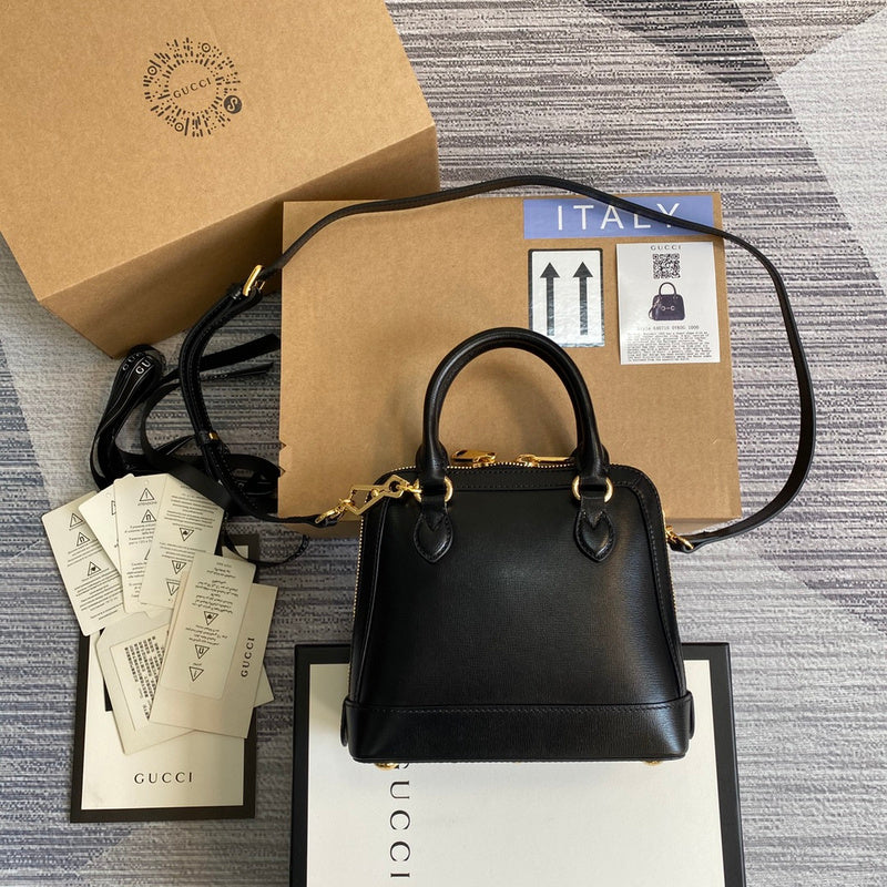 Front view of classic refined women's handbag – women's luxury handbag
