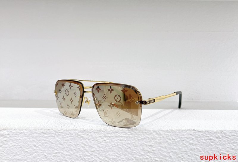 Angled view of Louis Vuitton unisex sunglasses