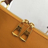 Top view of sleek premium women's handbag – women's designer-style accessory