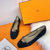 Hermès Camel Ankle Strap Heels - Back View