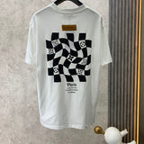 Side profile of Louis Vuitton cotton t-shirt with everyday silhouette