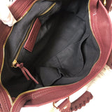 Side profile of sleek everyday-luxe women's handbag – women's premium purse