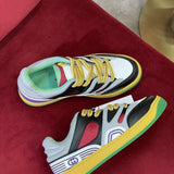 Gucci sneakers detailed view showing premium designer craftsmanship