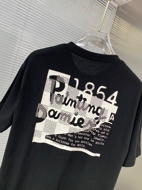 Front view of Louis Vuitton cotton t-shirt with streetwear-inspired cut