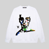 Front view of Louis Vuitton luxury clothing with streetwear-inspired cut
