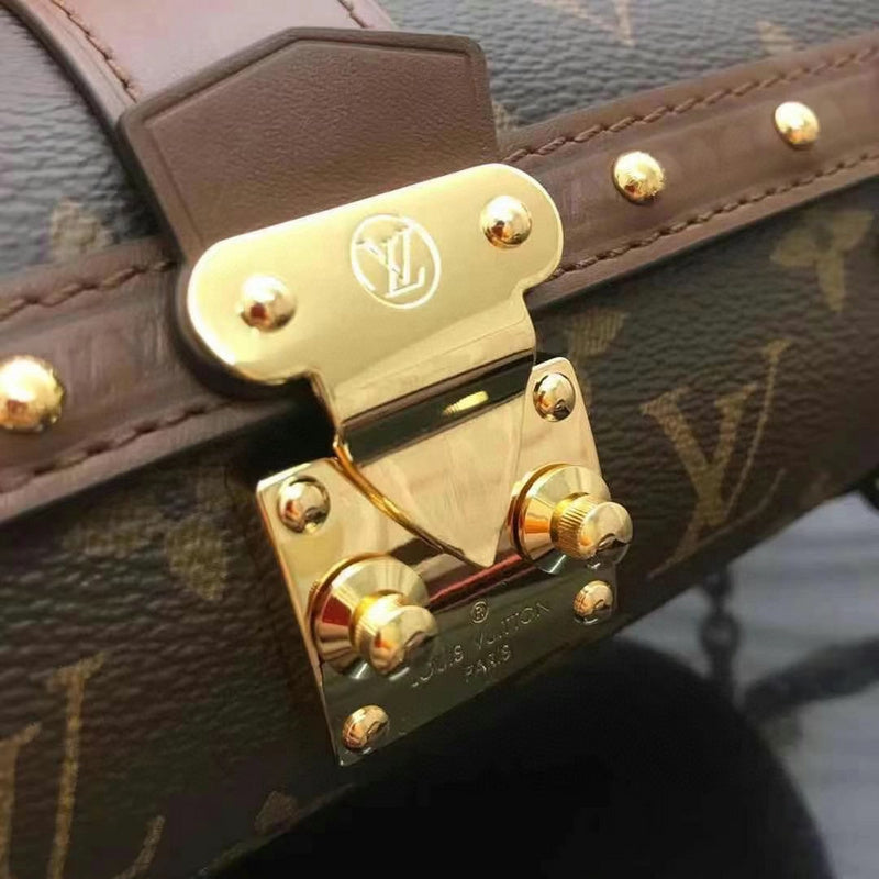 Back view of polished structured women's handbag – women's everyday handbag