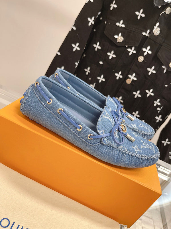 Louis Vuitton Camel Low-Top Sneakers - Angled View