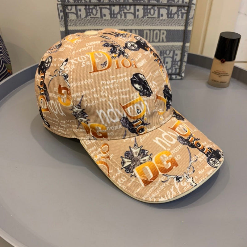 Angled view of Burberry unisex cap