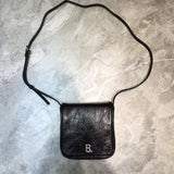 Chic Vegan Leather Handbag - Signature Hardware Accents | Women's Everyday Carry Handbag #1063 - side angle view (image 2) of designer-inspired handbag