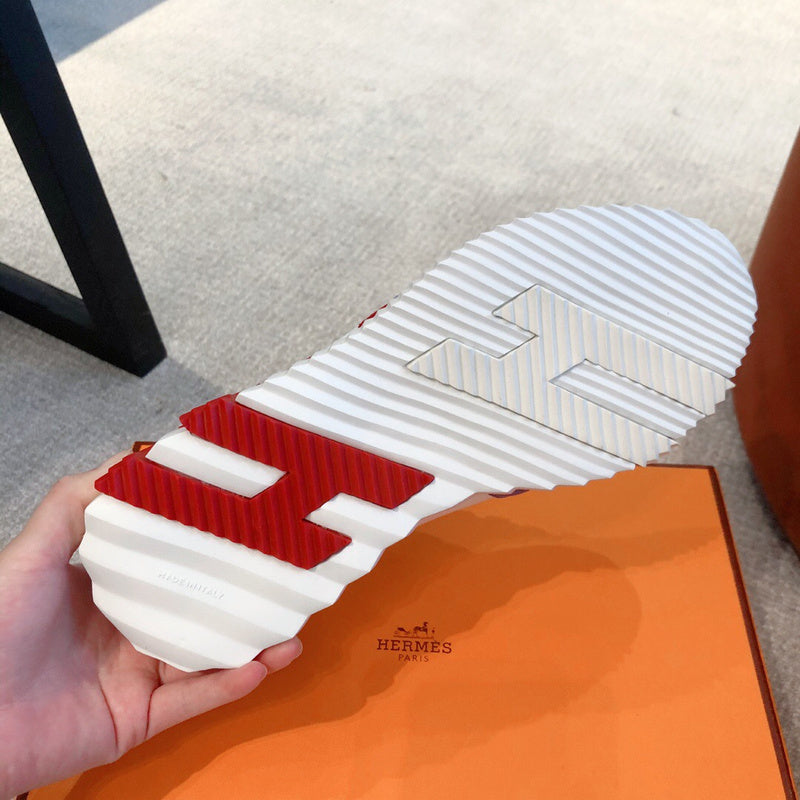 Hermes shoes Style 298 - styled lifestyle view (alternate angle)