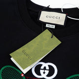 Full styled look of Gucci luxury clothing with contemporary cut