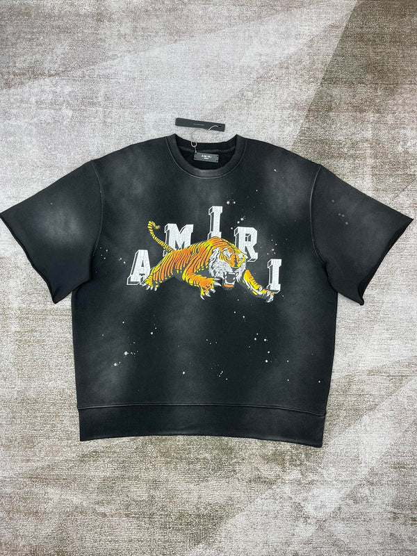 Amiri luxury t-shirt detail shot