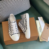 Burberry Tan Loafer Flats - Angled View