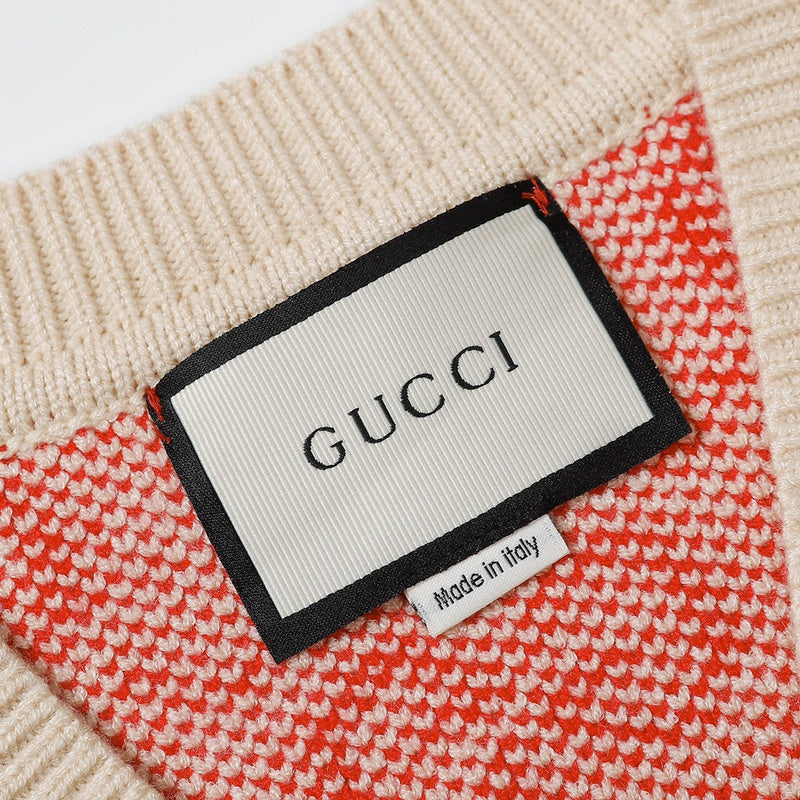 Full styled look of Gucci luxury clothing with relaxed-fit cut