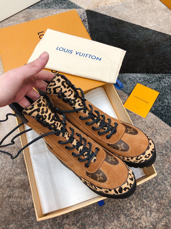 Louis Vuitton luxury shoes close-up — premium authentic designer style