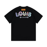 Side profile of Louis Vuitton cotton t-shirt with relaxed-fit cut