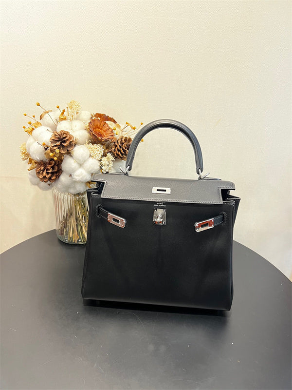Close-up detail of sophisticated bag design
