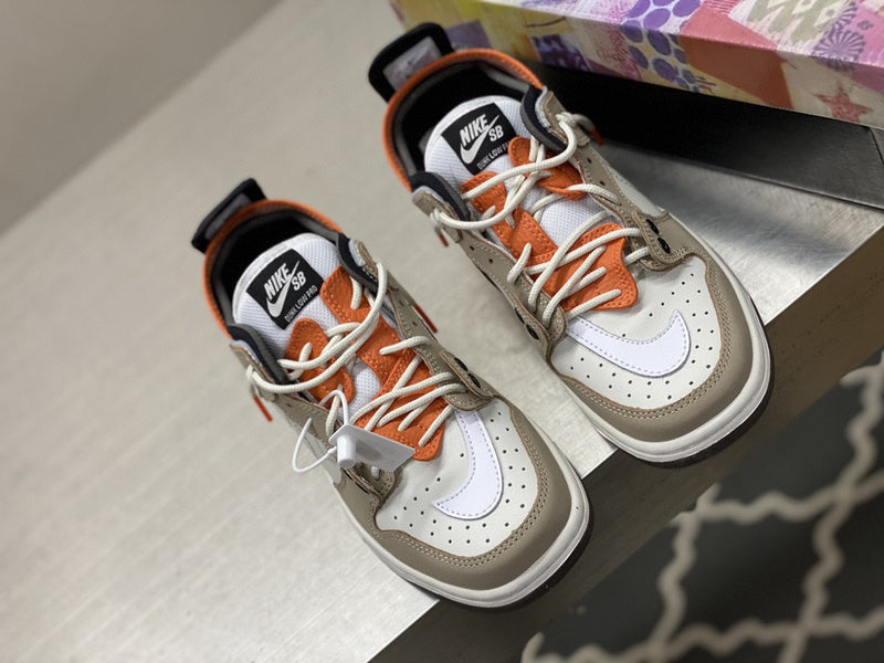 Nike bold contrast luxury sneakers view 7 signature lace-up style