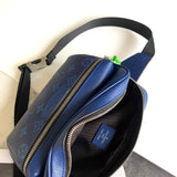 Front view of modern sleek women's handbag – women's luxury accessory