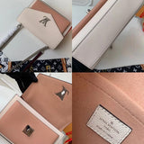 Handle and strap detail of chic classic women's handbag – women's luxury handbag