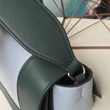 Back view of classic signature women's handbag – women's luxury handbag