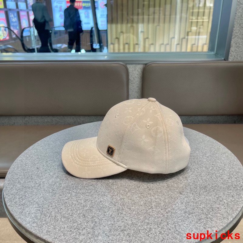 Close-up detail view of Louis Vuitton unisex cap
