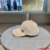 Close-up detail view of Louis Vuitton unisex cap