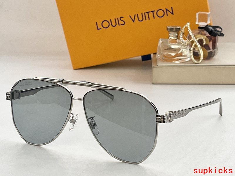 Lifestyle view of Louis Vuitton unisex sunglasses