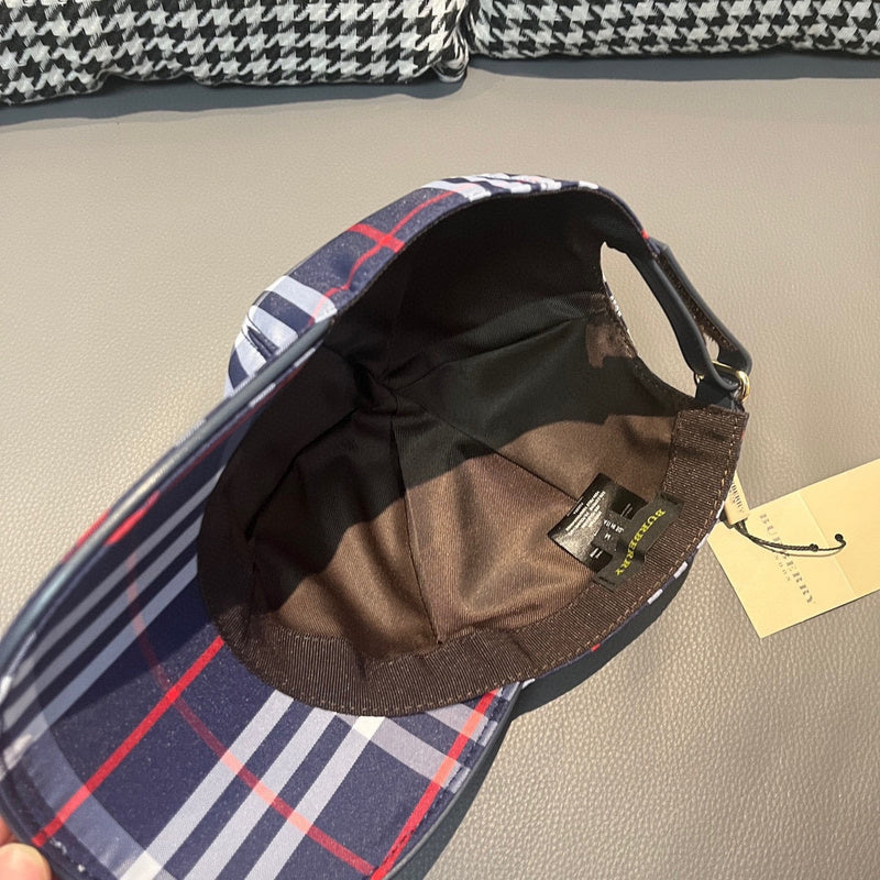 Side view of Burberry unisex cap