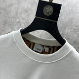 Close-up of Burberry designer clothing craftsmanship