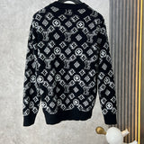 Side profile of Louis Vuitton luxury clothing with logo-detail design