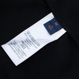 Close-up detail shot of Louis Vuitton cotton t-shirt with relaxed-fit cut