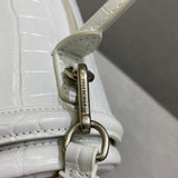 Timeless Vegan Leather Handbag - Polished Finish | Women's Designer-Inspired Purse #842 - alternate angle view (image 8) of designer-inspired handbag