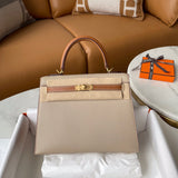 Side view of sculpted structured handbag