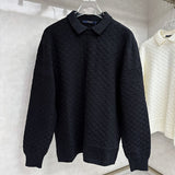 Front view of Louis Vuitton luxury clothing with runway-inspired design
