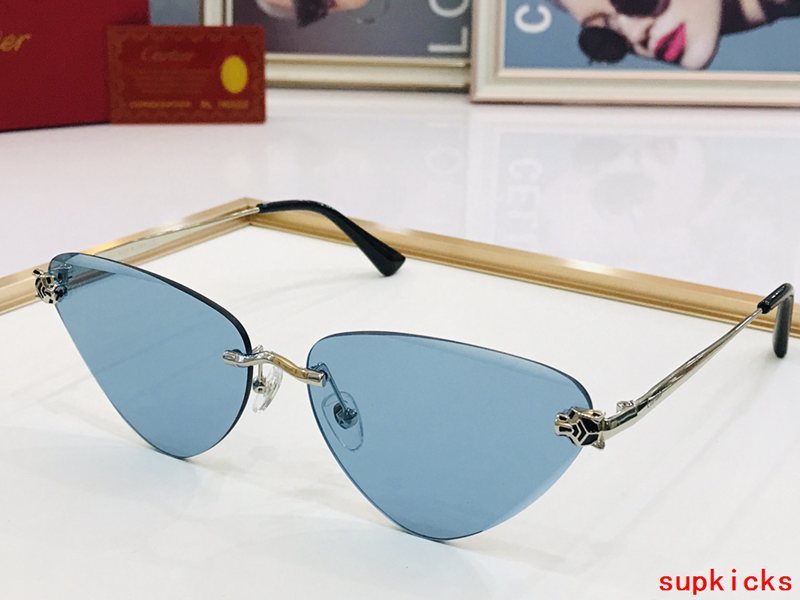 Angled view of Cartier unisex sunglasses