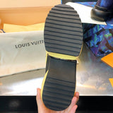 Louis Vuitton luxury shoes close-up — premium authentic designer style