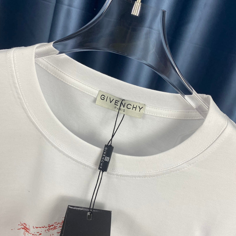 Full styled look of Givenchy luxury clothing with monogram-inspired silhouette