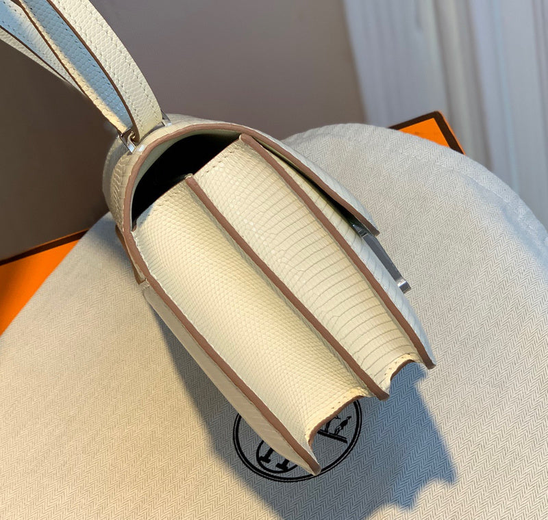 Close-up detail of refined bag design