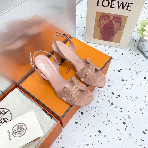 Hermes sandals Style 141 - texture and material detail