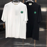 Close-up detail shot of Gucci luxury clothing with streetwear-inspired cut
