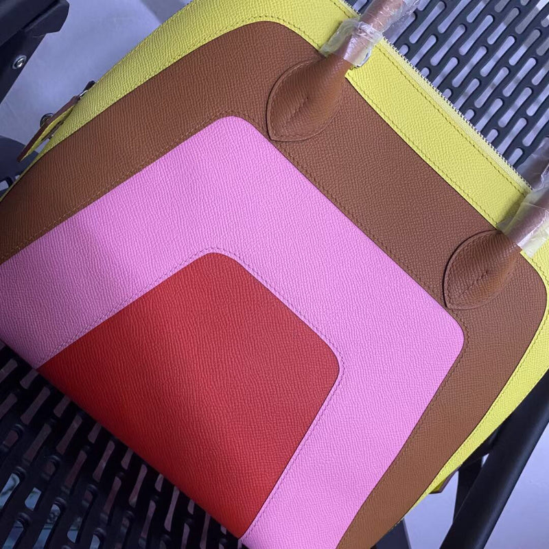Statement handbag styled for everyday wear