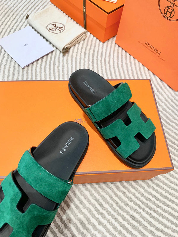 Hermes sandals Style 209 - angled studio shot