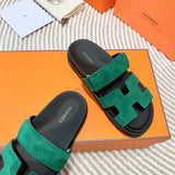 Hermes sandals Style 209 - angled studio shot