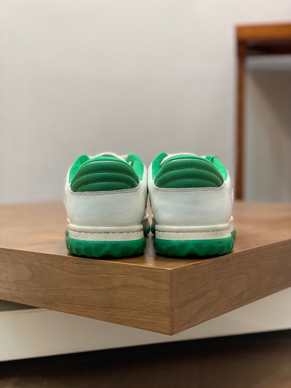 Gucci sneakers detailed view showing premium designer craftsmanship