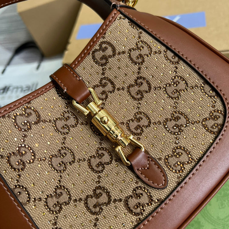 Back view of modern statement women's handbag – women's designer-style accessory