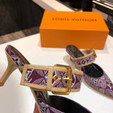 Louis Vuitton shoes Style 205 - side profile detail