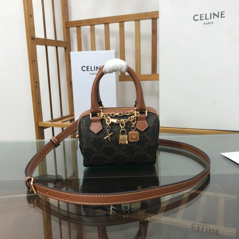 Front view of signature classic women's handbag – women's everyday handbag