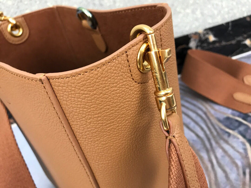 Front view of structured statement women's handbag – women's designer-style accessory